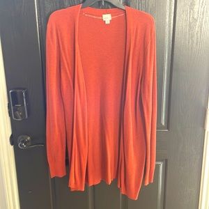 Burnt orange cardigan